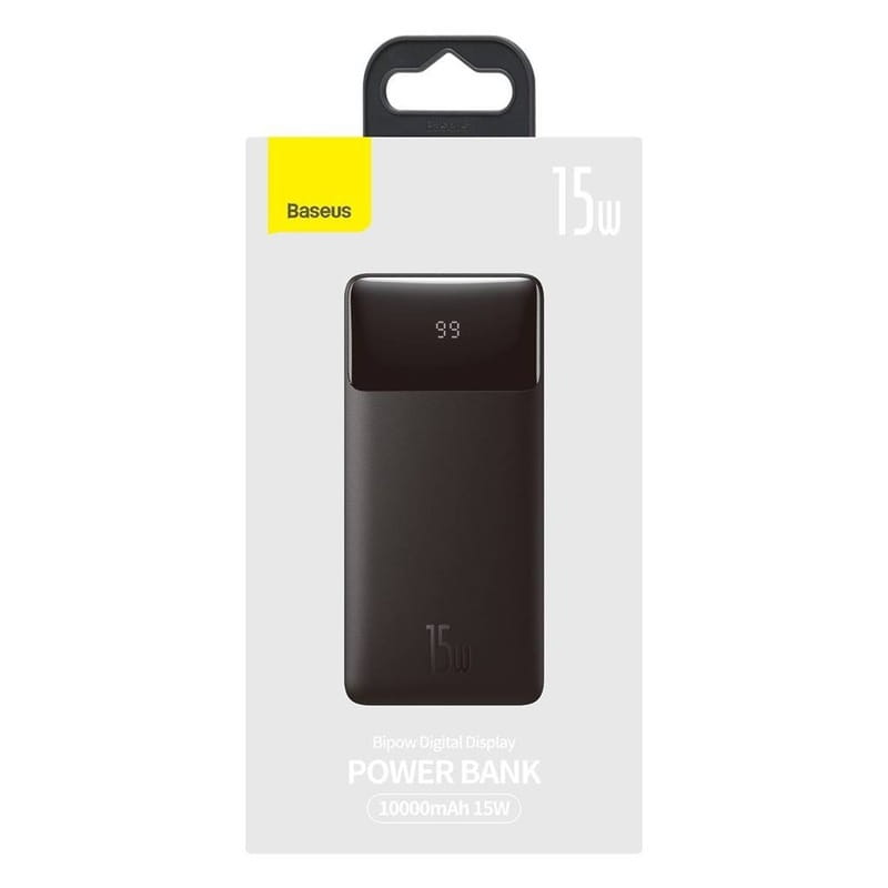 Универсальная мобильная батарея Baseus Bipow 10000mAh 15W Black (PPBD050001)