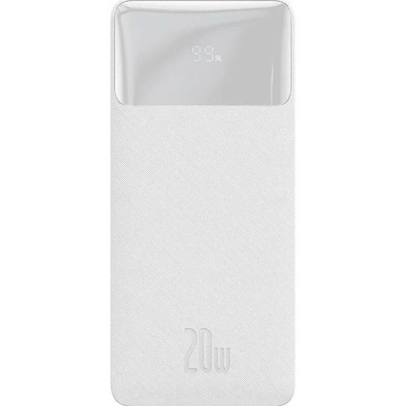 Універсальна мобільна батарея Baseus Bipow 30000mAh 20W White (PPBD050402)