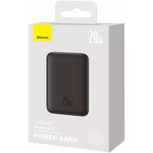 Універсальна мобільна батарея Baseus Magnetic Mini 10000mAh 20W Black (PPCX070001)