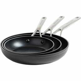 Набір сковорідок KitchenAid Forged Hardened Aluminium 3 предмети (CC005699-001)