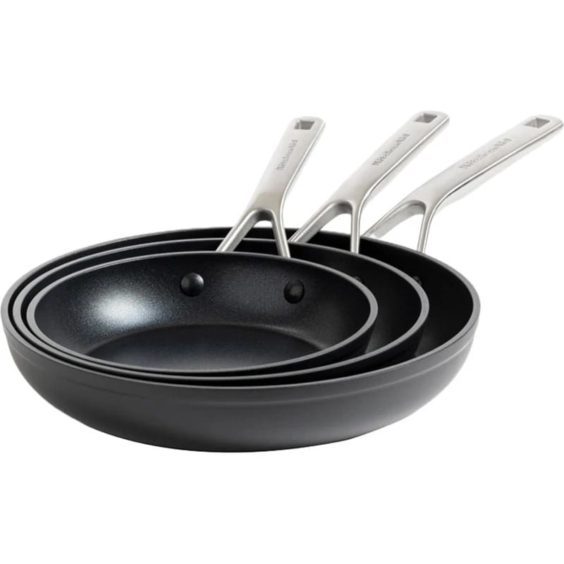 Набор сковородок KitchenAid Forged Hardened Aluminium 3 предмета (CC005699-001)