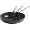 Фото - Набор сковородок KitchenAid Forged Hardened Aluminium 3 предмета (CC005699-001) | click.ua