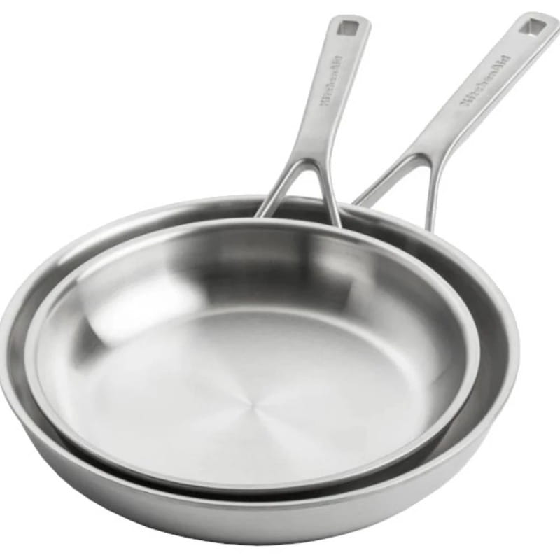 Набір сковорідок KitchenAid Multiply Stainless Steel 2 предмети (CC004916-001)