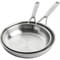 Фото - Набор сковородок KitchenAid Multiply Stainless Steel 2 предмета (CC004916-001) | click.ua