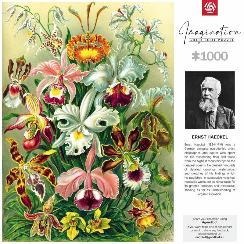 Пазл GoodLoot Ernst Haeckel Orchid (5908305247531)