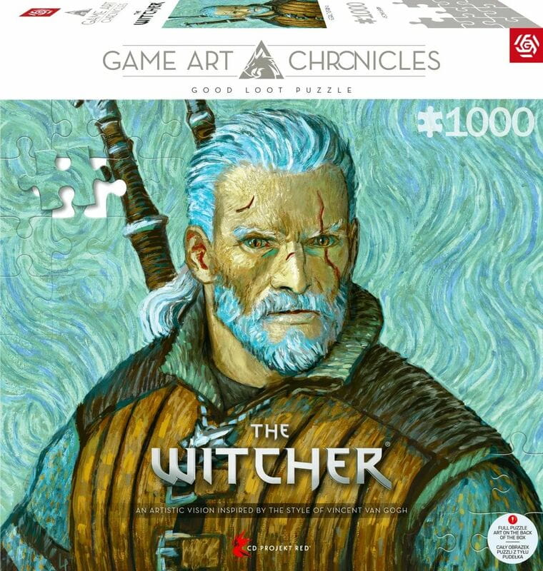 Пазл GoodLoot The Witcher Geralt of Rivia & Vincent van Gogh (5908305247548)