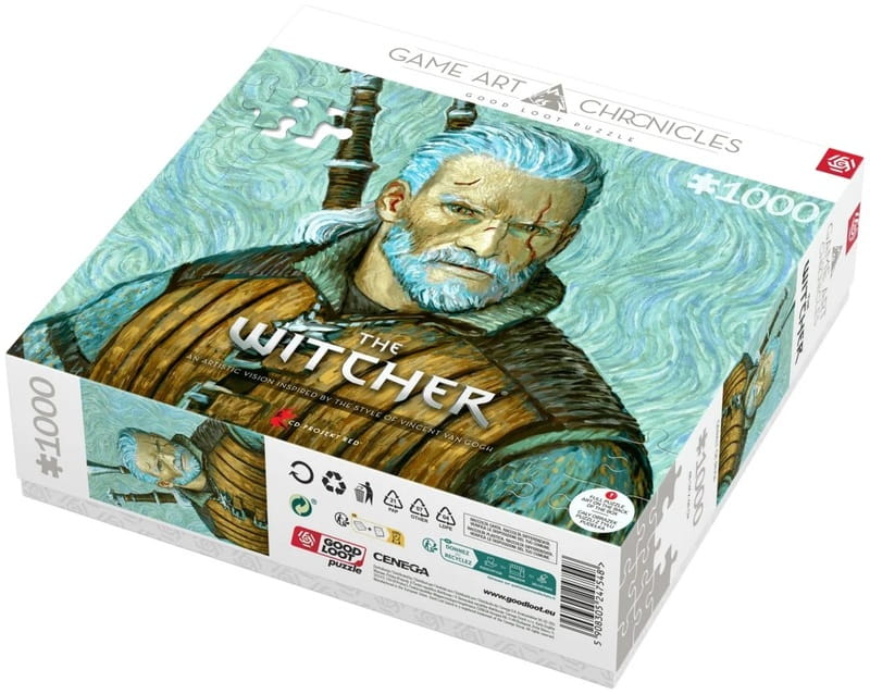 Пазл GoodLoot The Witcher Geralt of Rivia & Vincent van Gogh (5908305247548)