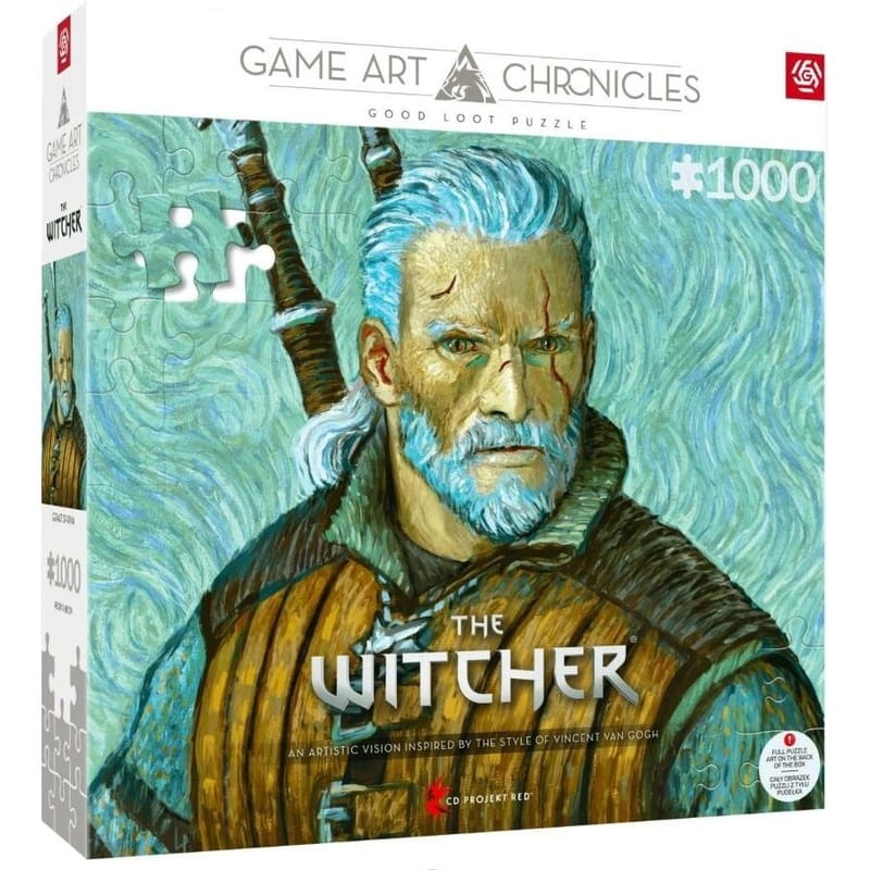 Пазл GoodLoot The Witcher Geralt of Rivia & Vincent van Gogh (5908305247548)