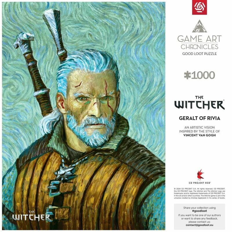 Пазл GoodLoot The Witcher Geralt of Rivia & Vincent van Gogh (5908305247548)