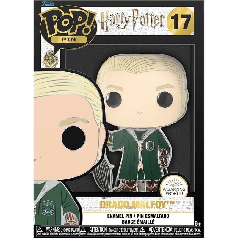 Колекційна фігурка Funko POP PIN Harry Potter - Draco Malfoy (HPPP0019)