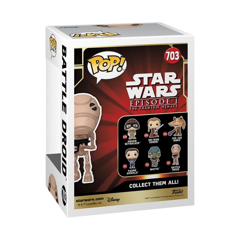 Коллекционная фигурка Funko POP Star Wars: PM 25th - Battle Droid (5908305248019)
