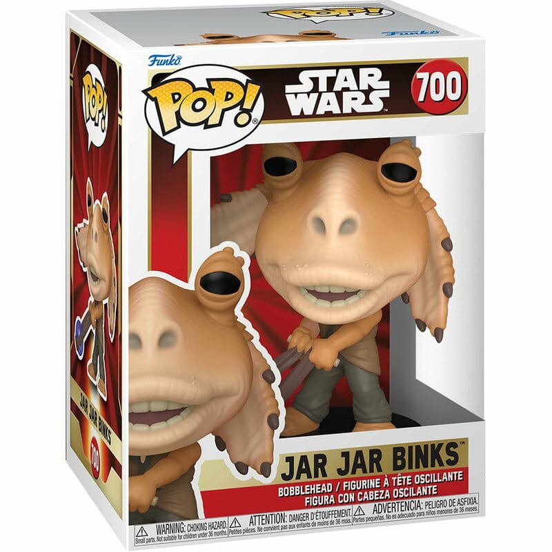 Колекційна фігурка Funko POP Star Wars: PM 25th - Jar Jar Binks w/Booma Balls (5908305248026)