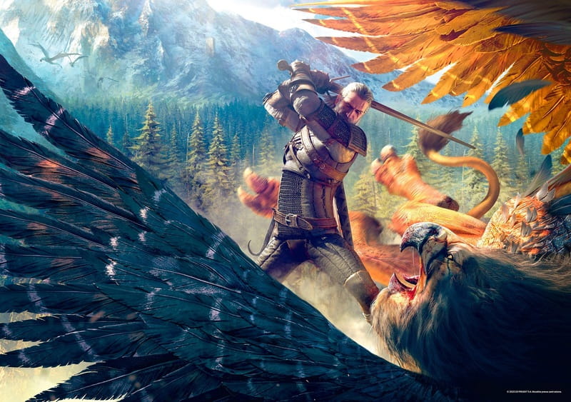 Пазл GoodLoot The Witcher: Griffin Fight (5908305231233)