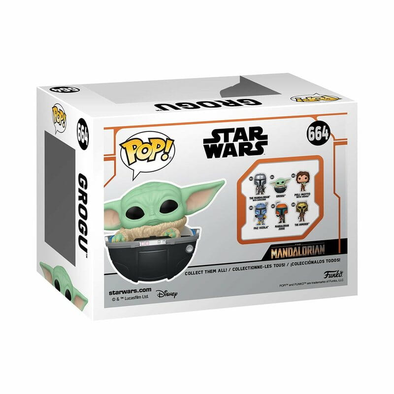 Колекційна фігурка Funko POP Star Wars: Mandalorian S9 - Grogu w/prama (5908305247586)