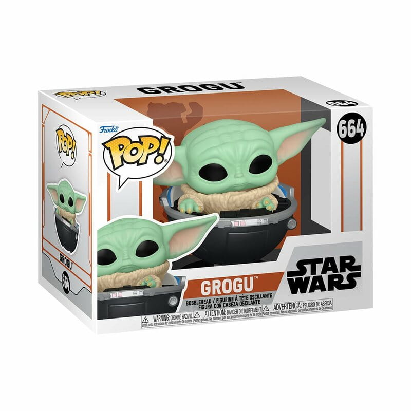 Коллекционная фигурка Funko POP Star Wars: Mandalorian S9 - Grogu w/prama (5908305247586)