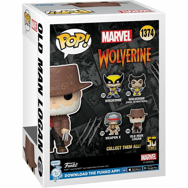 Колекційна фігурка Funko POP Marvel: Wolverine 50th - Ultimate Old Man Logan (5908305247739)