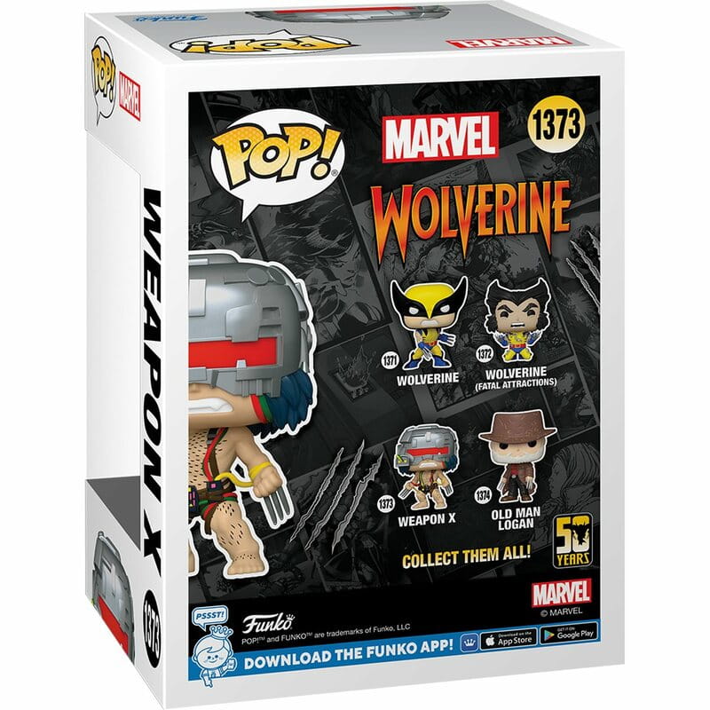 Коллекционная фигурка Funko POP Marvel: Wolverine 50th - Ultimate Weapon X (5908305247753)