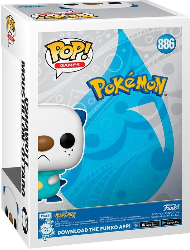 Колекційна фігурка Funko POP Games: Pokemon - Oshawott (5908305243243)