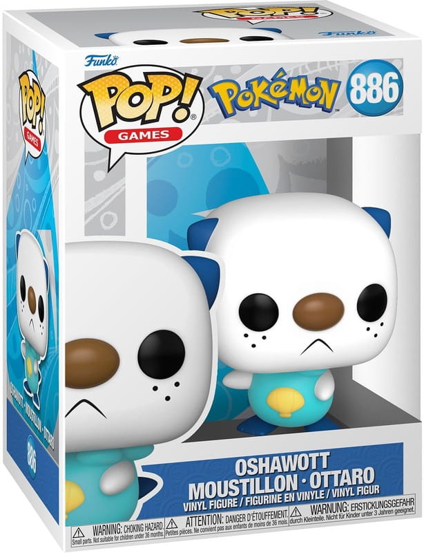 Колекційна фігурка Funko POP Games: Pokemon - Oshawott (5908305243243)