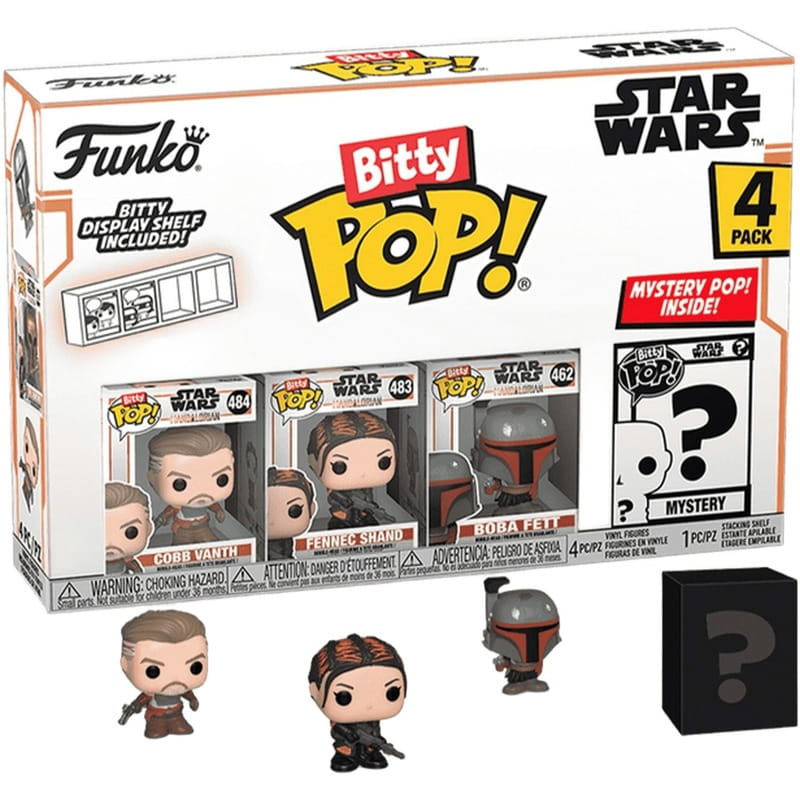 Набір подарунковий Funko POP (Bitty): Mandalorian 4PK - Marshal (75453)