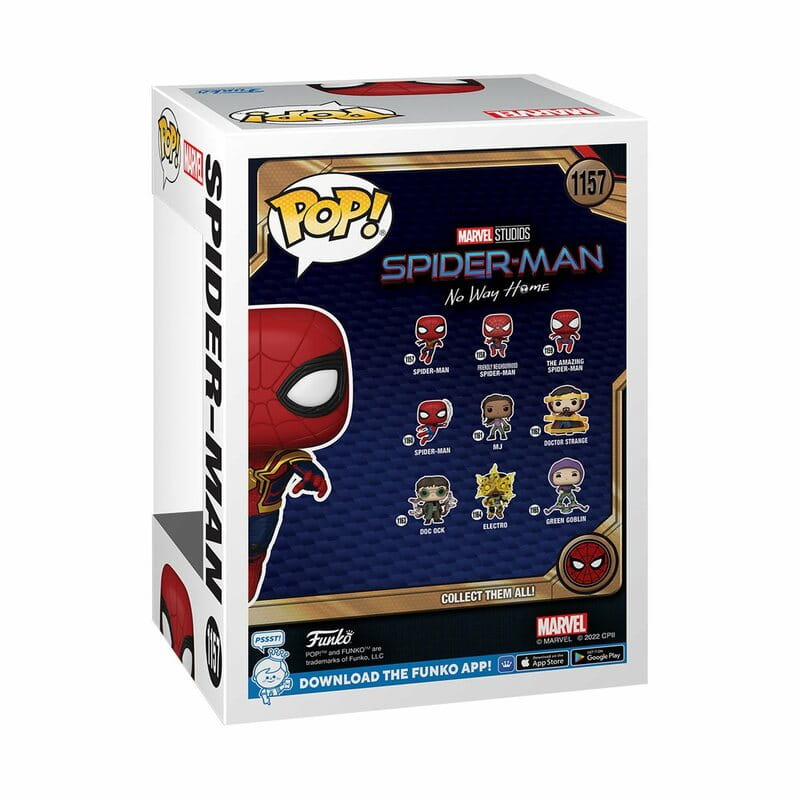 Коллекционная фигурка Funko POP Marvel: SM:NWH S3- Spider-Man Leaping SM1 (5908305242833)