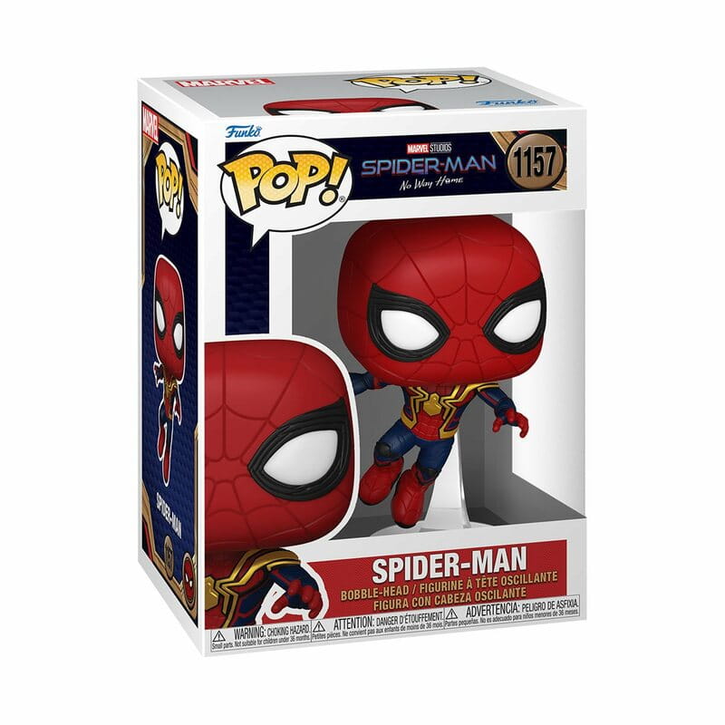 Коллекционная фигурка Funko POP Marvel: SM:NWH S3- Spider-Man Leaping SM1 (5908305242833)