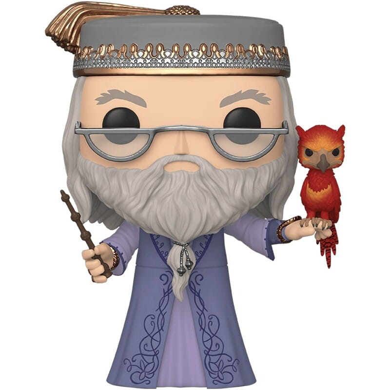 Колекційна фігурка Funko POP Harry Potter - Dumbledore W/Fawkes 10 (48038)