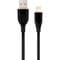 Фото - Кабель Cablexpert USB - Lightning (M/M), 2.1 A, 1.5 м, Black (CC-USB2S-AM8PM-1.5M-BK) | click.ua