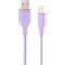 Фото - Кабель Cablexpert USB - Lightning (M/M), 2.1 A, 1.5 м, Purple (CC-USB2S-AM8PM-1.5M-P) | click.ua