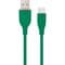 Фото - Кабель Cablexpert USB - USB Type-C (M/M), 2.1 A, 1.5 м, Green (CC-USB2S-AMCM-1.5M-G) | click.ua