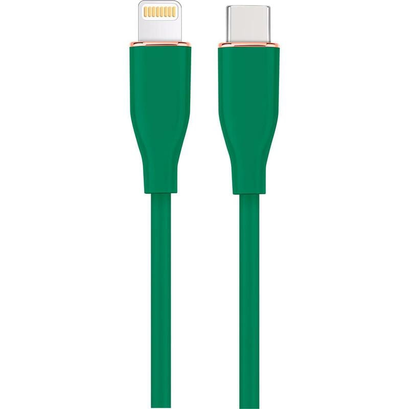 Кабель Cablexpert USB Type-C - Lightning (M/M), 2.25 A, 20 W, 1.5 м, Green (CC-USB2S-CM8PM-1.5M-G)
