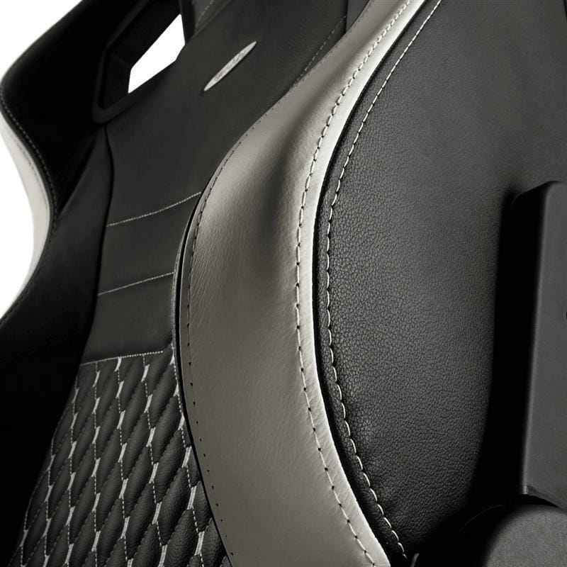 Крісло для геймерів Noblechairs Epic Real Leather Black/White/Red (NBL-RL-EPC-001)