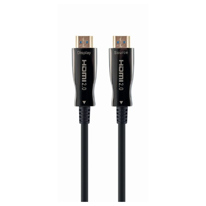 Кабель Cablexpert HDMI - HDMI V 2.0 (M/M), з позолоченими контактами, 80 м, Black (CCBP-HDMI-AOC-80M-02)