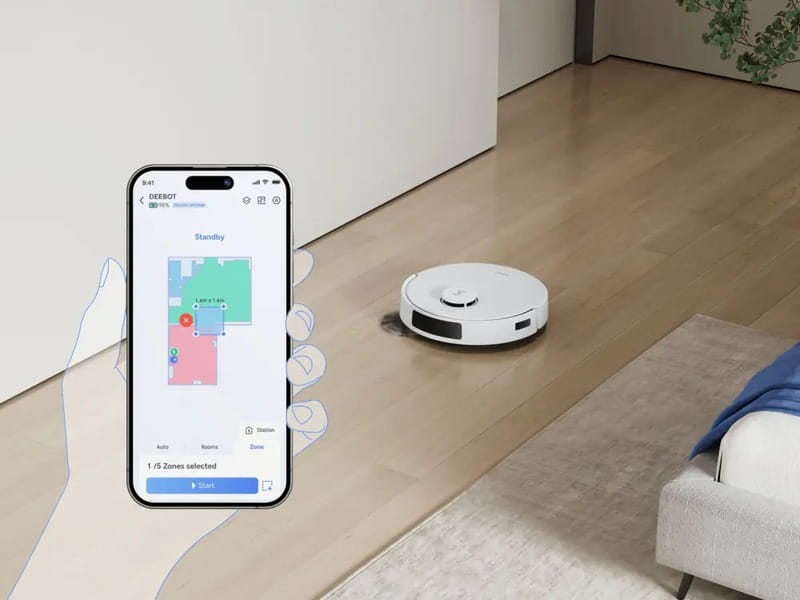 Робот-пылесос Ecovacs Deebot Ozmo N20 Pro (DKX55) White