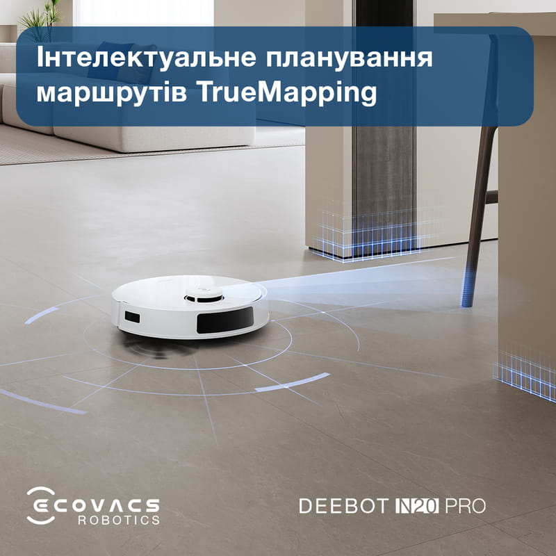 Робот-пилосос Ecovacs Deebot Ozmo N20 Pro (DKX55) White