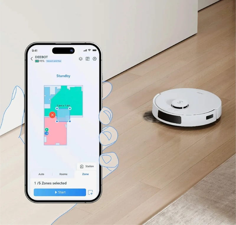 Робот-пылесос Ecovacs Deebot Ozmo N20 Pro Plus (DKX55) White