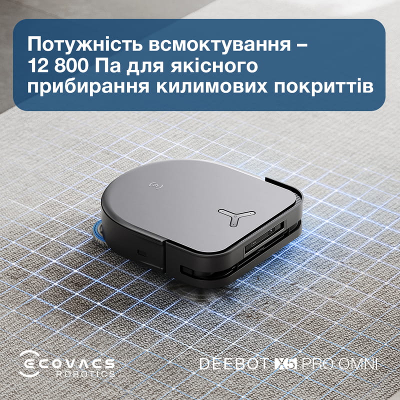 Робот-пилосос Ecovacs Deebot Ozmo X5 Pro Omni (DDX39) Black