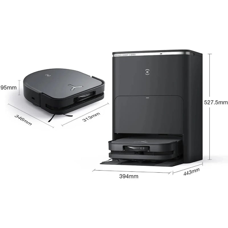 Робот-пылесос Ecovacs Deebot Ozmo X5 Pro Omni (DDX39) Black