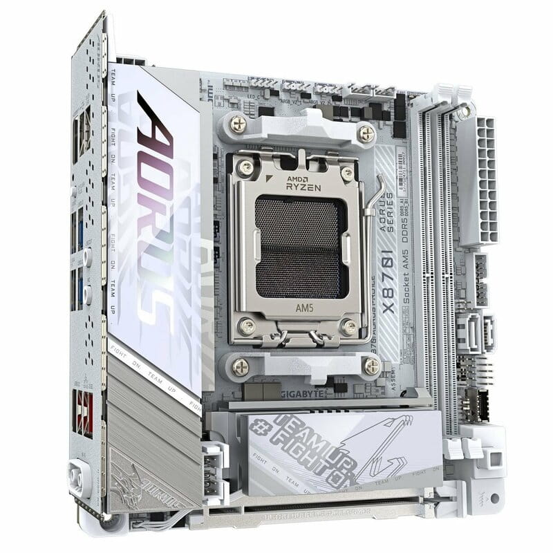 Материнська плата Gigabyte X870I Aorus Pro Ice Socket AM5