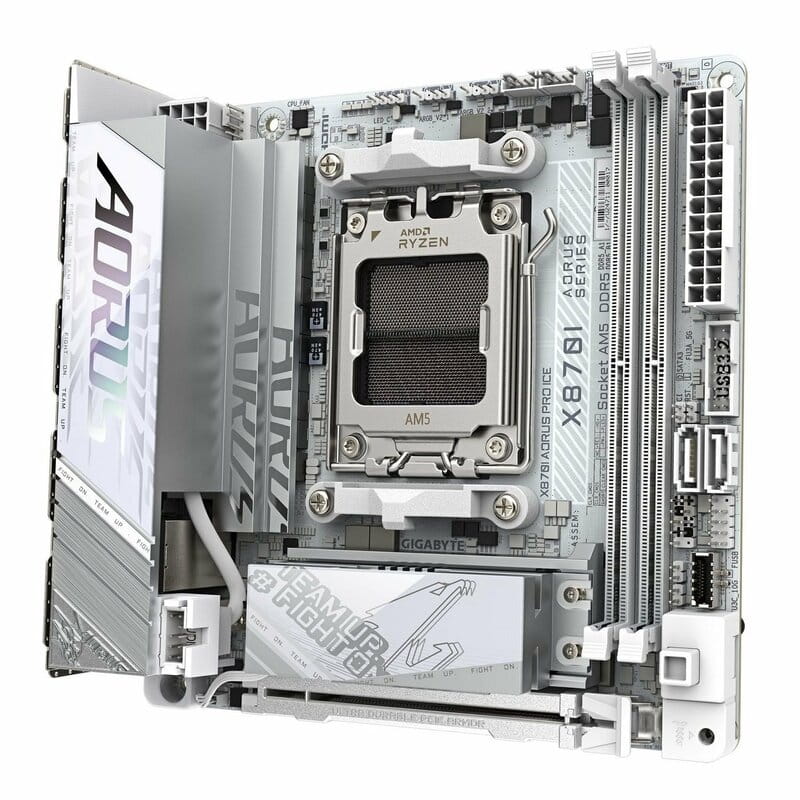 Материнська плата Gigabyte X870I Aorus Pro Ice Socket AM5