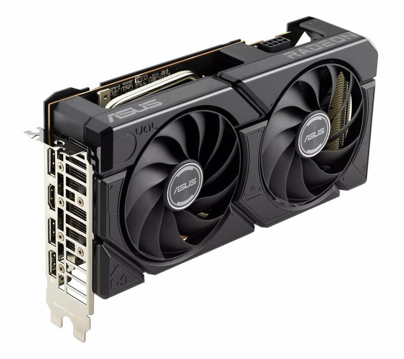 Видеокарта AMD Radeon RX 7600 8GB GDDR6 Dual EVO OC Asus (DUAL-RX7600-O8G-EVO)