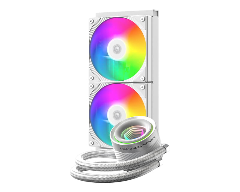 Система водяного охлаждения ID-Cooling FX240 INF White