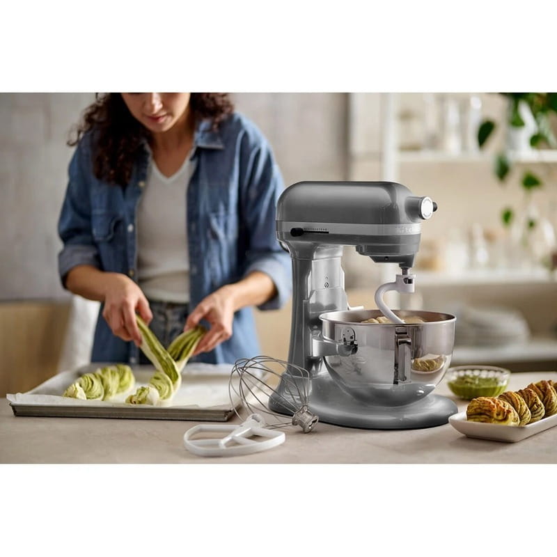 Кухонна машина KitchenAid Heavy Duty 5.2 л Silver (5KSM55SXXECU)