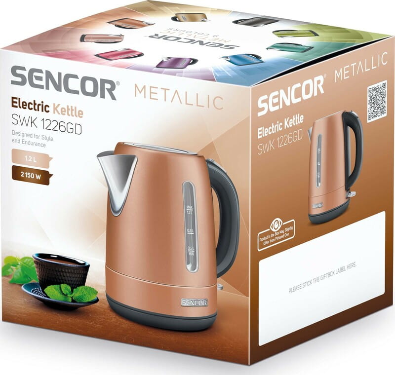 Електрочайник Sencor SWK 1226GD