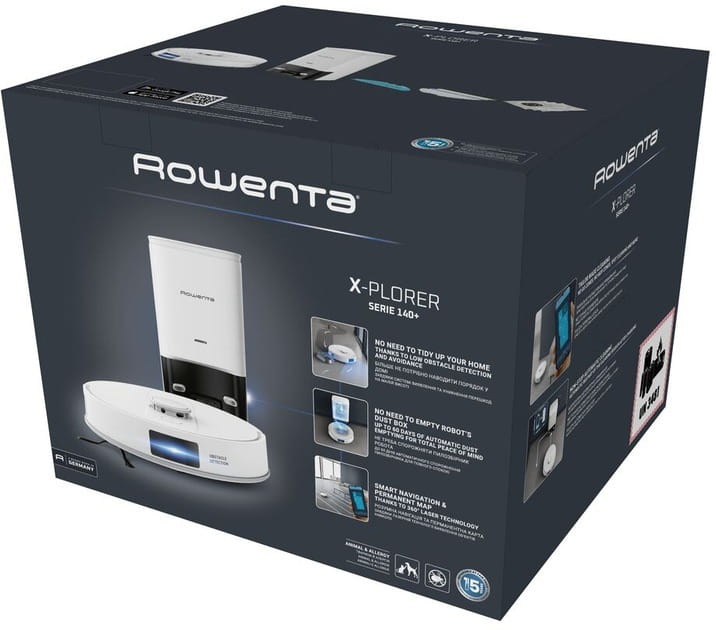 Робот-пылесос Rowenta X-Plorer Serie 140+ Total Care RR9197WH
