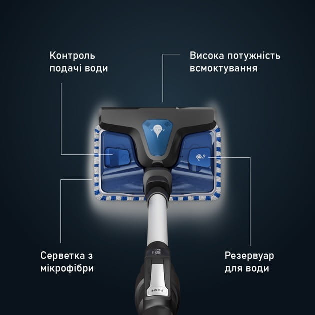 Аккумуляторный моющий пылесос Rowenta X-Force 9.6 Aqua Alnimal (RH20C7WO)