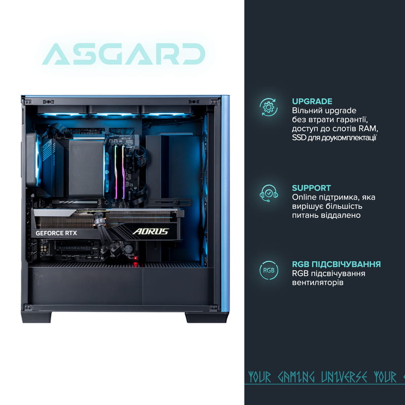 Персональний комп`ютер ASGARD (I265KF.96.S20.48S.5307)