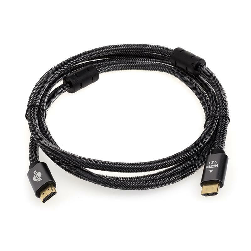 Кабель Atcom Premium HDMI - HDMI V 2.1 (M/M), 3 м, Black (AT23783) пакет