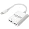 Фото - Адаптер Promate Lightning - 2хLightning (M/F) MediaLink-i2і White | click.ua