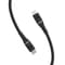 Фото - Кабель Promate USB Type-C - Lightning (M/M), 2.2 A, 20 W, 1.2 м, PowerLine-Ci120 Black | click.ua